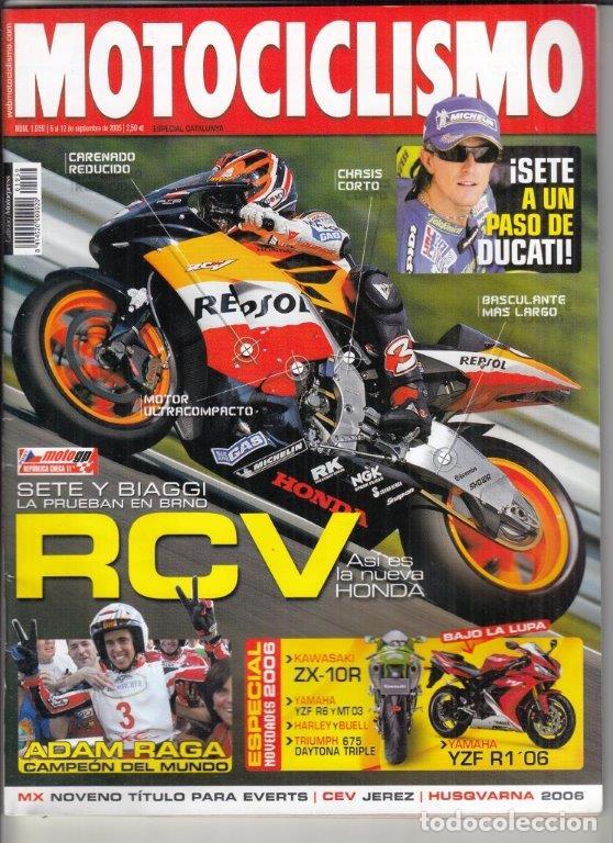 Automobili e Motociclette: REVISTA MOTOCICLISMO N&ordm; 1959 A&Ntilde;O 2005. COMPARATIVA: DAELIM ROADWIN 125 Y YAMAHA YBR 125.