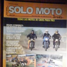 Coches y Motocicletas: SOLO MOTO TREINTA,30 - Nº 22 - NOVIEMBRE 1984 - TEMPORADA ENDURO, RESISTENCIA. Lote 200191242