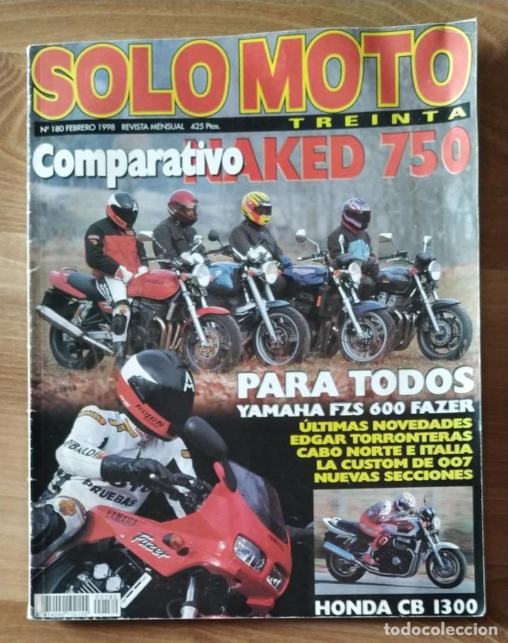Cars and Motorcycles: REVISTA SOLO MOTO TREINTA. N&ordm; 180. A&Ntilde;O 1998. YAMAHA FZS 600 FAZER. VER SUMARIO.