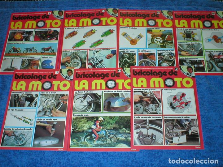LOTE 9 FASCICULOS BRICOLAGE DE LA MOTO 1979 CON ANGEL NIETO + TAPAS REGALO EDICIONES UVE EXCELENTE ! (Coches y Motocicletas - Revistas de Motos y Motocicletas)