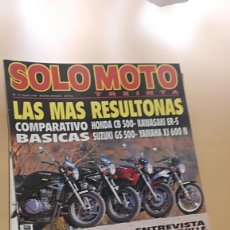 Coches y Motocicletas: REVISTA SOLO MOTO TREINTA Nº 171 MAYO 1997. PRUEBA: YAMAHA RD 400 C.HONDA X-4 1300. YAMAHA FZ 400