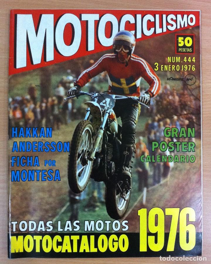 Autos und Motorr&auml;der: REVISTA MOTOCICLISMO n&ordm; 444 (ENERO 1976) - MOTO CAT&Aacute;LOGO DE TODAS LAS MOTOS DEL A&Ntilde;O