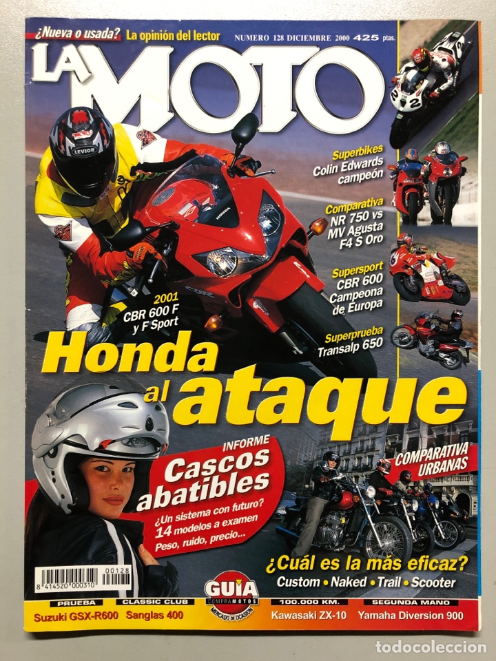 Cars and Motorcycles: LA MOTO N&deg; 128 (2000). HONDA CBR 600 F y F SPORT, NR 750 Vs MV AUGUSTA F4 S ORO,...