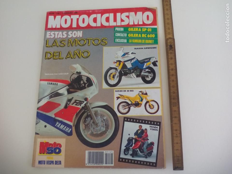 Cars and Motorcycles: REVISTA MOTOCICLISMO N&ordm; 1145. gilera cx, JORDI ARCARONS. GILERA SP, RC, YAMAHA YZR. CON POSTER