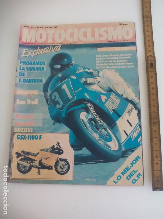 Coches y Motocicletas: REVISTA MOTOCICLISMO N&ordm; 1022, YAMAHA, J. GARRICA, SUZUKI GSX-1100 F. BOL D'OR