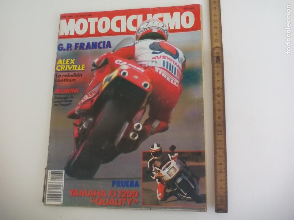 Cars and Motorcycles: REVISTA MOTOCICLISMO N&ordm; 1066. ALEX CRIVILLE, MORINI, YAMAHA FJ 1200