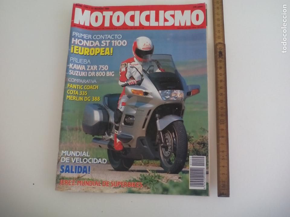 Cars and Motorcycles: REVISTA MOTOCICLISMO N&ordm; 1152. HONDA ST 1100, KAWA ZXR 750, FONTIC COACH COTA 335 MELIN DG 388 POSTER