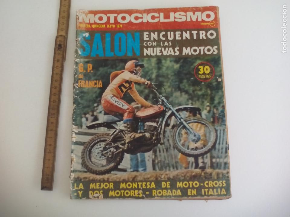 Coches y Motocicletas: REVISTA MOTOCICLISMO PRIMERA QUINCENA MAYO 1974. MONTESA, MARTORELL, KARTS, TRIAL SANTIGOSA