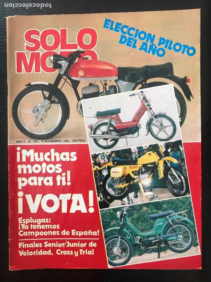 Cars and Motorcycles: SOLO MOTO N&ordm; 356 - PILOTO DEL A&Ntilde;O ANVIAN 125 VELOCIDAD R 125 LUIS M. REYES VUELTA CATALUNYA TRIAL