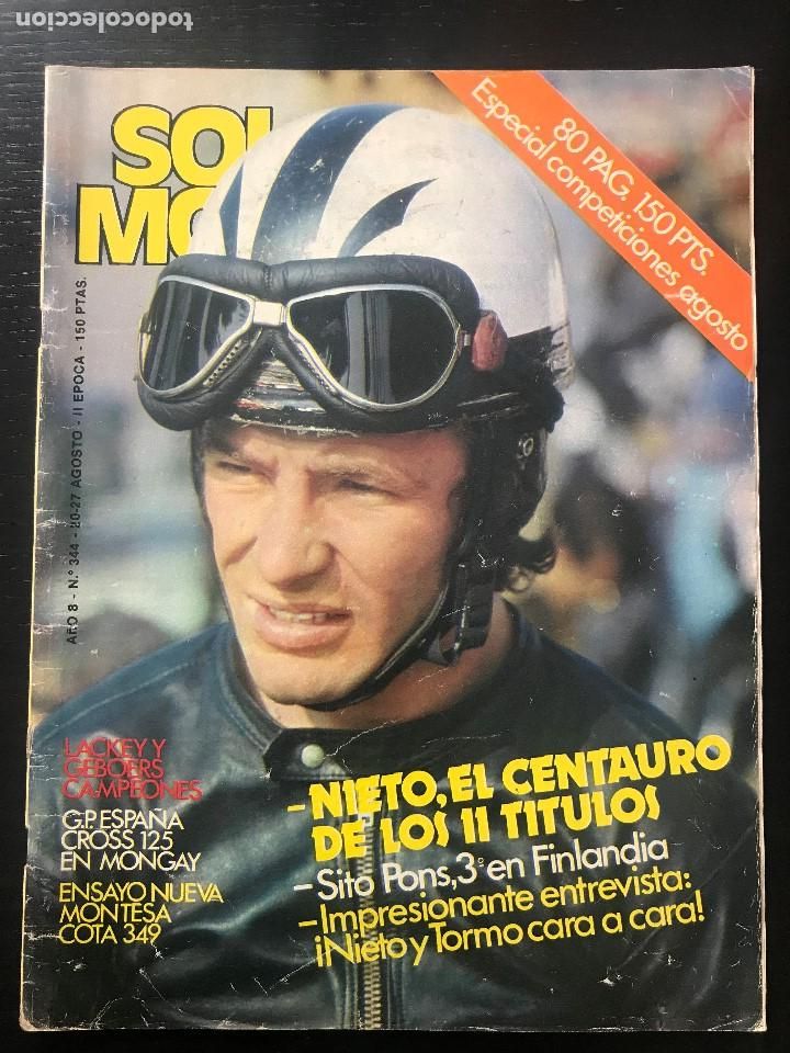 Coches y Motocicletas: SOLO MOTO N&ordm; 344 - NIETO TORMO MOTOCROSS TGM 125 ALFER 250 MX MONTESA COTA 349 HONDA 125 XL TRIALSIN