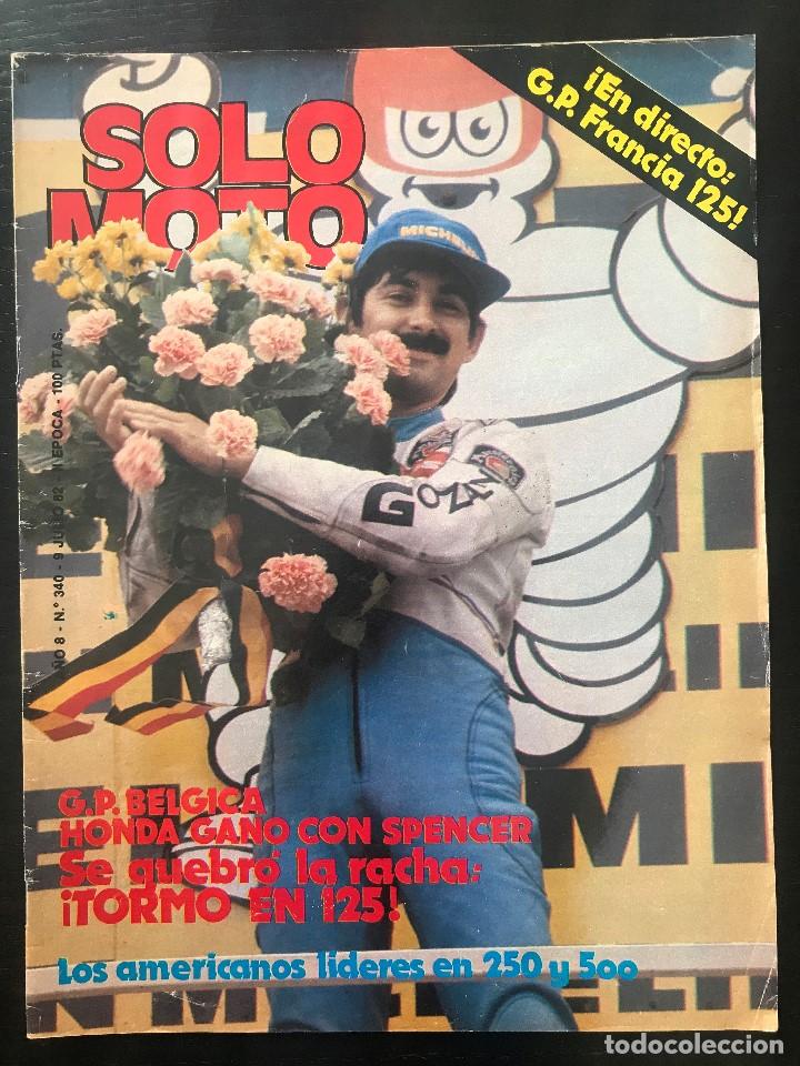 Coches y Motocicletas: SOLO MOTO N&ordm; 340 - HONDA PX 50 GP BELGICA SUBIDA MONTSENY MOTOCROSS TRIAL MONTJUIC PROTAR