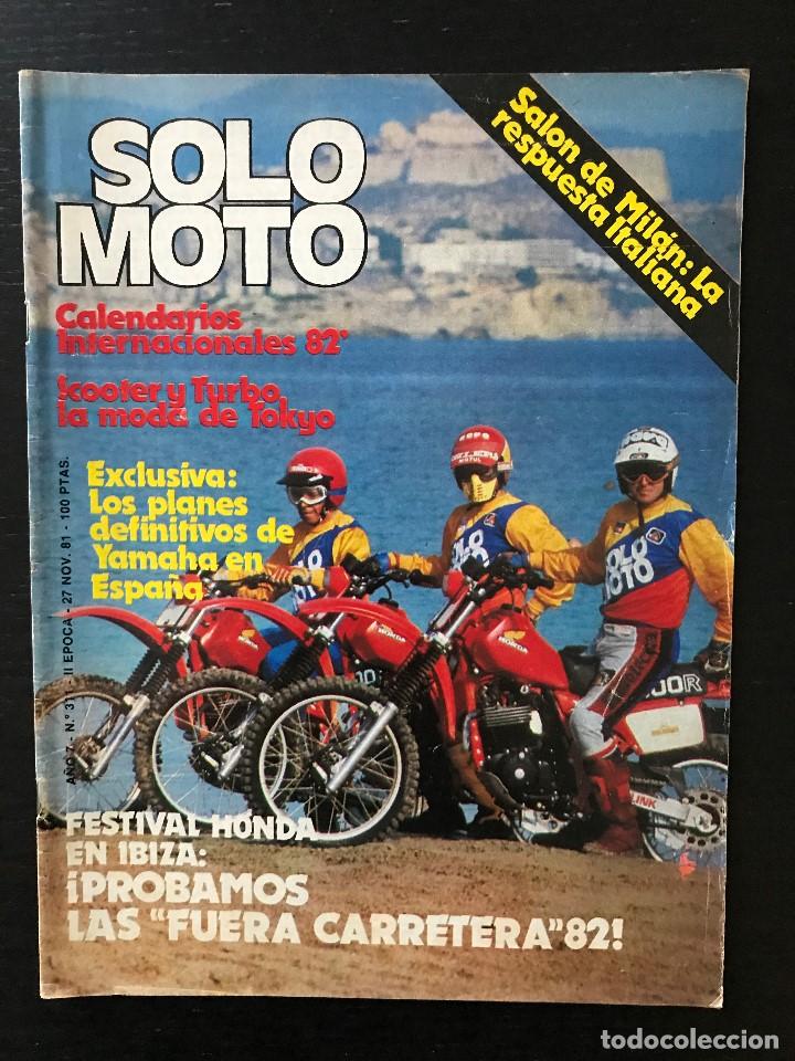 Coches y motocicletas: SOLO MOTO N&ordm; 311 - TRIAL SIDETRIAL LORIS REGGIANI HONDA ATC CR PUCH SALON MILAN TOKYO