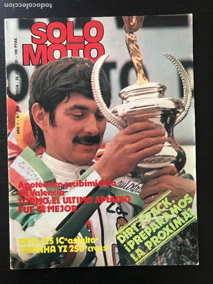 Cars and Motorcycles: SOLO MOTO N&ordm; 295 - RICARDO TORMO CARLOS LAVADO BETA 125 SC YAMAHA YZ 250 MOTOCROSS VITORIA CALAFAT
