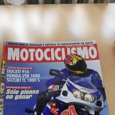 Coches y Motocicletas: REVISTA MOTOCICLISMO - Nº 1498 NOVIEMBRE DE 1996 - SOLO REVISTA