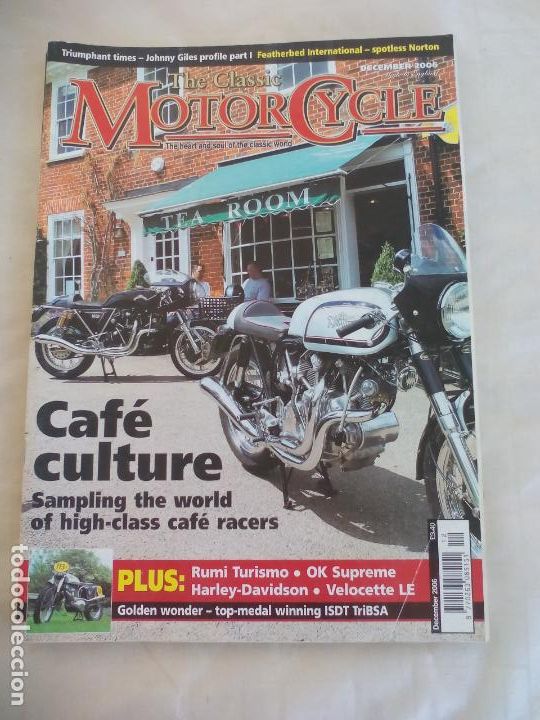 Coches y Motocicletas: REVISTA THE CLASSIC MOTOR CYCLE. DECEMBER 2006. EN INGL&Eacute;S. MOTO CLASICA Velocette LE Harley Davidson