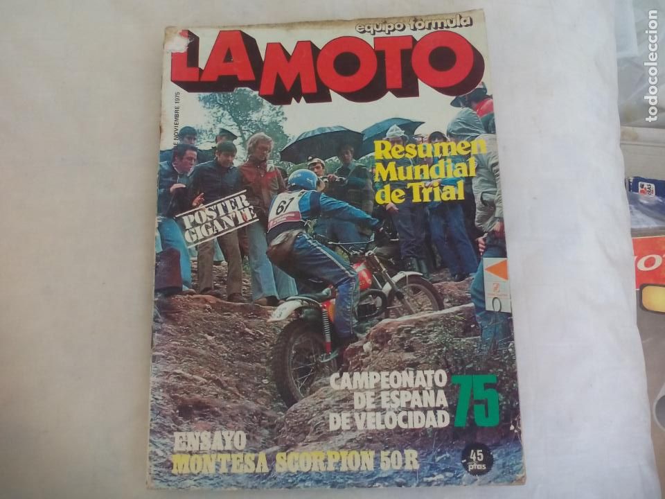 Cars and Motorcycles: REVISTA la MOTO N&ordm; 11. 1975. lamoto. SIN POSTER