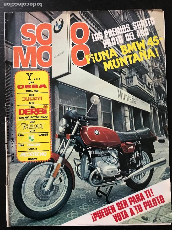 Coches y Motocicletas: SOLO MOTO N&ordm; 266 - AUTISA PERNOD 250 ANVIAN 125 CROSS MONTESA COTA 200 RICARDO TORMO DOUG DOMOKOS