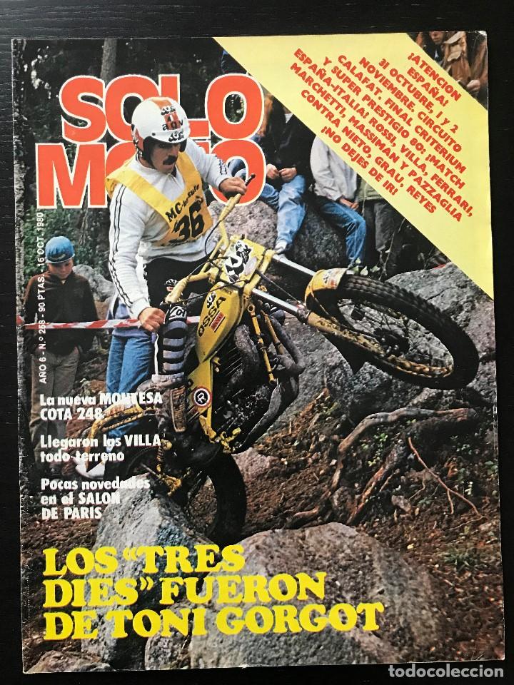 Coches y Motocicletas: SOLO MOTO N&ordm; 258 - RIEJU 74 TT CRITERIUM GREGG HANSFORD TRIAL CINGLES VILLA SM TT MONTESA COTA 348