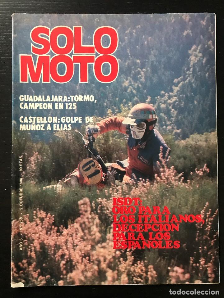 Cars and Motorcycles: SOLO MOTO N&ordm; 256 - CRITERIUM SALON COLONIA TRIAL CROSS CASTELLON GIRONA ENDURO 6 DIAS ITALJET PACK 2