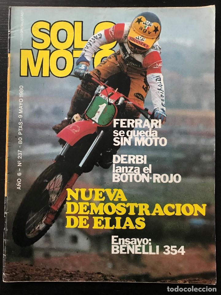 Coches y motocicletas: SOLO MOTO N&ordm; 237 - BENELLI 354 T JUAN GRAELLS COTTON 250 DERBI VARIANT SIDECROSS MONTESA IMPALA