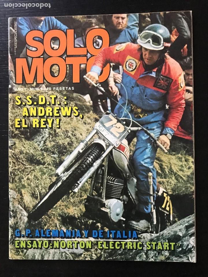 Cars and Motorcycles: SOLO MOTO N&ordm; 6 - MOTOCROSS ITALIA NIKKOLA RAHIER GP ALEMANIA MICK ANDREWS NORTON 850