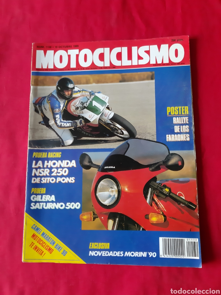 Autos und Motorr&auml;der: Revista Motociclismo n&uacute;mero 1130 octubre del 89