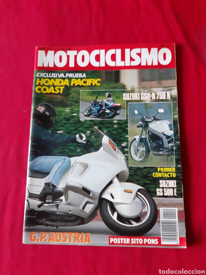 Autos und Motorr&auml;der: Revista Motociclismo n&uacute;mero 1111 junio del 89