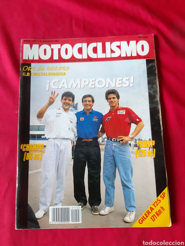 Autos und Motorr&auml;der: Revista Motociclismo n&uacute;mero 1123 agosto del 89