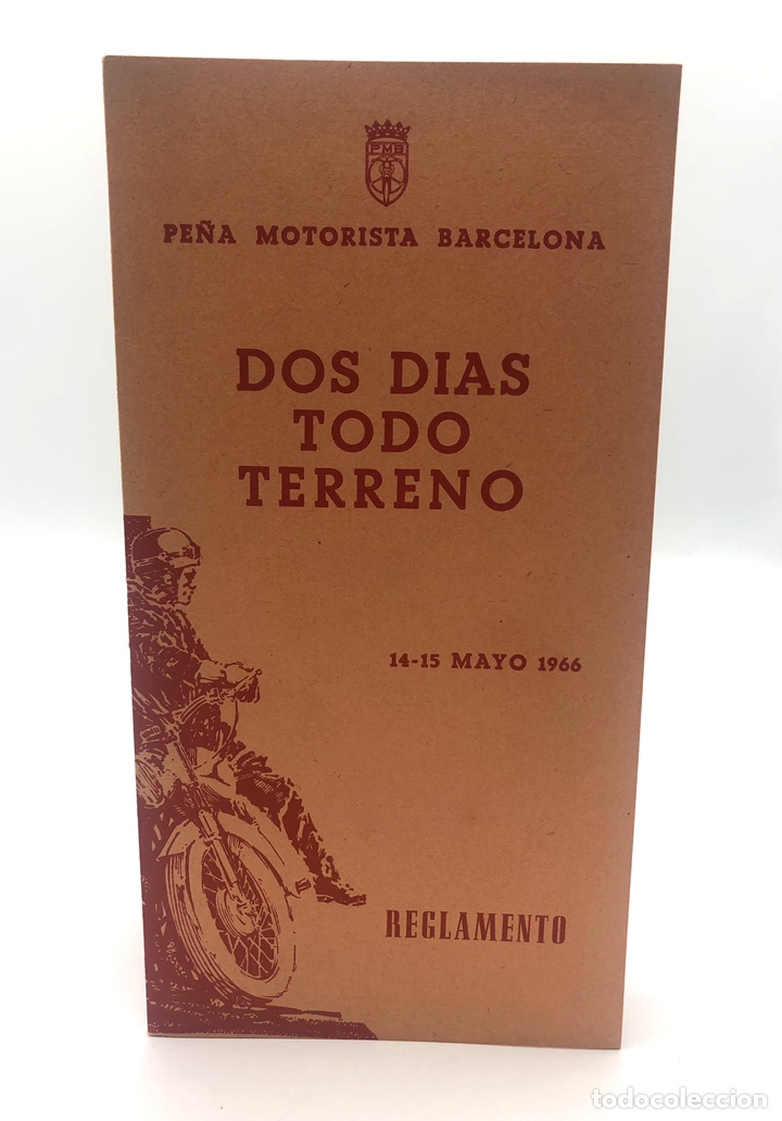 Autos und Motorr&auml;der: PE&Ntilde;A MOTORISTA BARCELONA DOS D&Iacute;AS TODO TERRENO MAYO 1966 REGLAMENTO MOTOCICLISMO