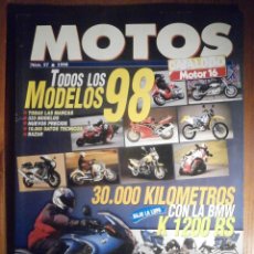 Coches y Motocicletas: MOTOS - CATÁLOGO MOTOR 16 - Nº 57 - AÑO 1998 - TODO LOS MODELOS 98. Lote 209829138