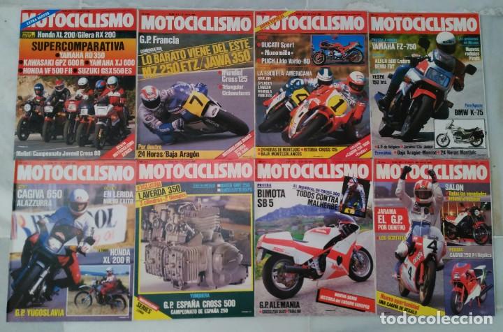 Automobili e Motociclette: Lote 8 N&uacute;meros Revista - Motociclismo - Num. 902-913. 1985