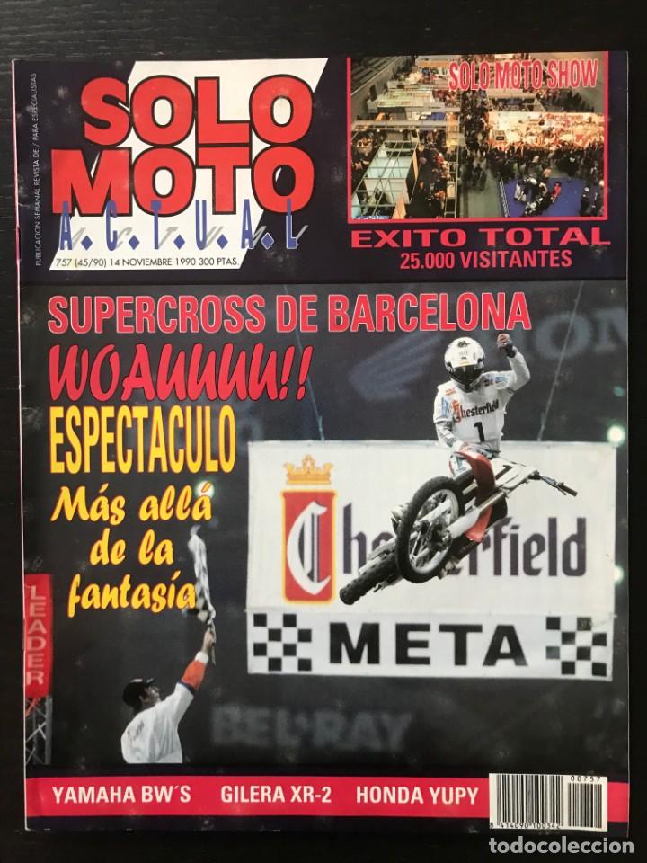 Automobili e Motociclette: SOLO MOTO N&ordm; 757 - VOLTA CATALU&Ntilde;A COPA GILERA MOTO SHOW BARCELONA XR2 125 MARATHON FAUSTO GRESINI