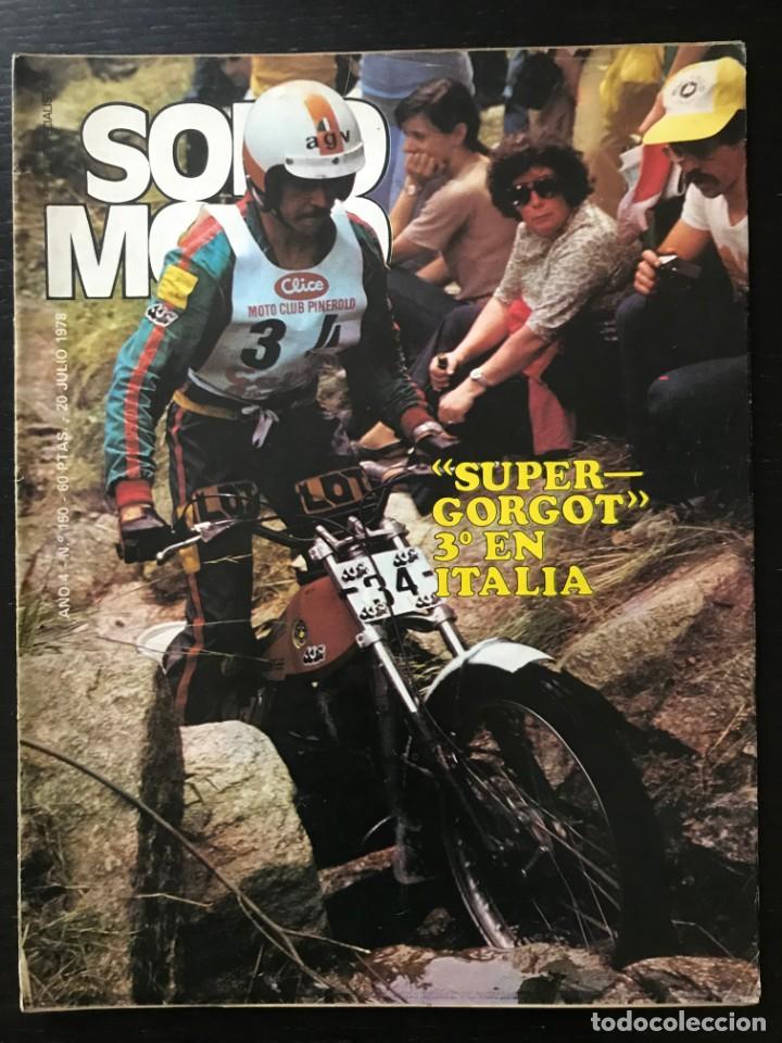 Coches y Motocicletas: SOLO MOTO N&ordm; 150 - NAVARRETE COSTA CRITERIUM TRIAL ITALIA POSTER GUTIERREZ ARISCO 24 HORAS MONTJUIC