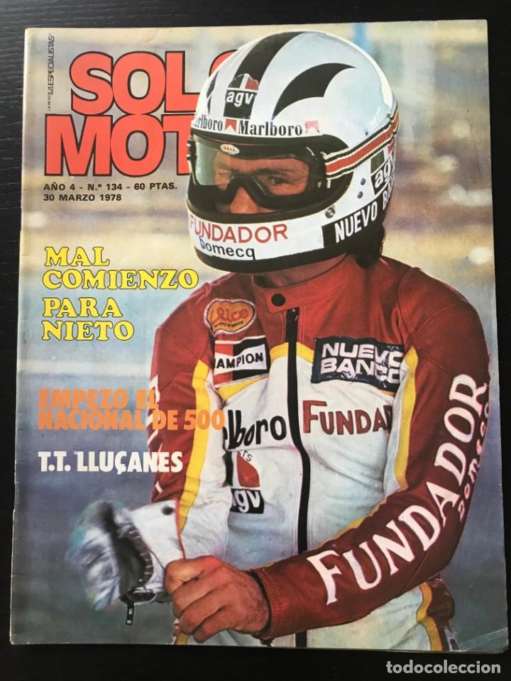 Cars and Motorcycles: SOLO MOTO N&ordm; 134 - GP VENEZUELA TT LU&Ccedil;ANES TRIAL SANTIGOSA POSTER ROBERTS KTM L50 SUPER MOTOCROSS