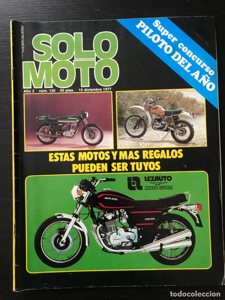 Coches y Motocicletas: SOLO MOTO N&ordm; 120 - HONDA CX 500 POSTER MONTESA ESTRADA BOU SIDE BROUGH SUPERIOR SS 100 TRIAL