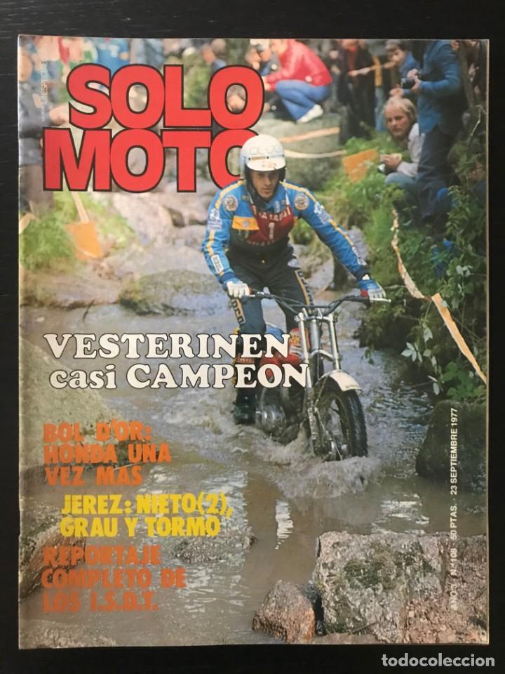 Coches y Motocicletas: SOLO MOTO N&ordm; 108 - JEREZ TT VILADRAU MOTOCROSS GARROTXA POSTER KARLSON MONTESA POMEROY ISDT