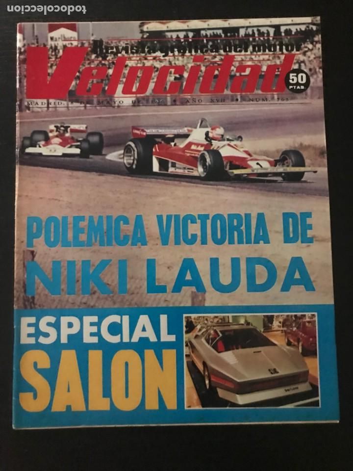 Automobili e Motociclette: VELOCIDAD N&ordm; 765 - GP ESPA&Ntilde;A FORMULA 1 F-1800 SALON AUTOMOVIL BARCELONA POSTER SEAT 131 PEGASO ENASA