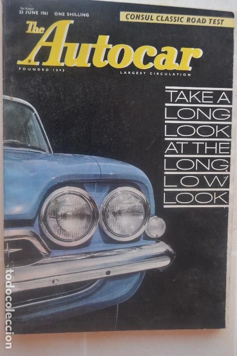 Cars and Motorcycles: 1961 REVISTA AUTOCAR CONSUL CLASSIC ROAD TEST