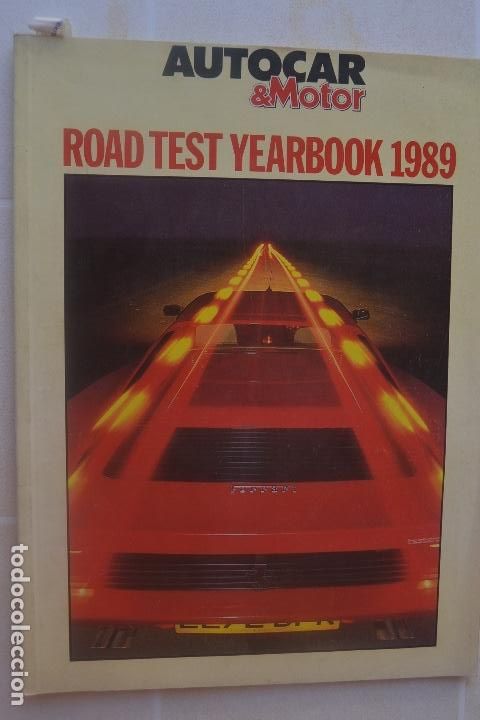 Cars and Motorcycles: 1989 REVISTA AUTOCAR YEARBOOK ROADTEST
