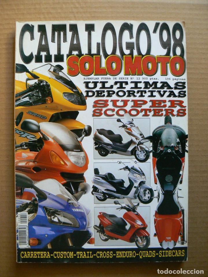 Cars and Motorcycles: Catalogo Solo Moto 98 1998 Carretera custom trail ciclomotores enduro trial quads motos acuaticas