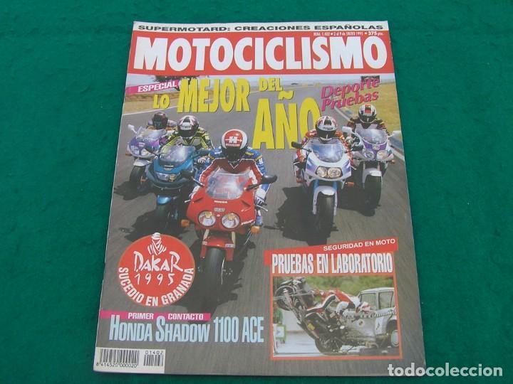 Cars and Motorcycles: Revista Motociclismo. N&ordm; 1402. 3-9 Enero 1995. Honda Shadow 1100 ACE. Deporte, Seguridad...