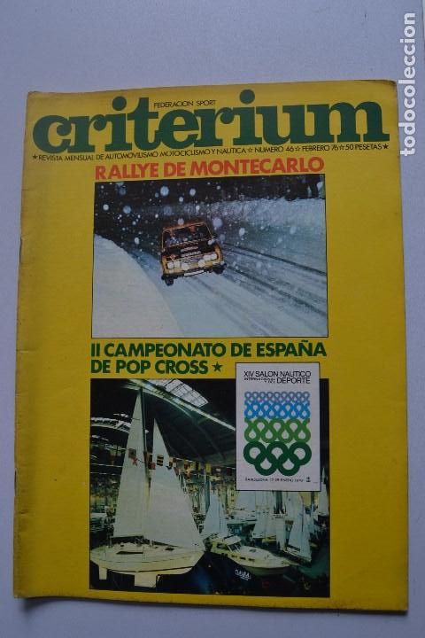 Cars and Motorcycles: FEDERACION SPORT CRITERIUM REVISTA 1976 II CAMPEONATO DE ESPA&Ntilde;A DE POP CROSS