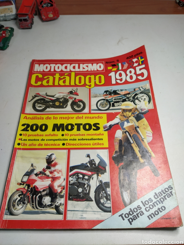 Autos und Motorr&auml;der: Cat&aacute;logo 1985 motociclismo