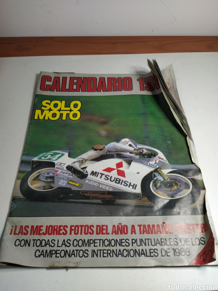 Cars and Motorcycles: Calendario 1986 solo moto