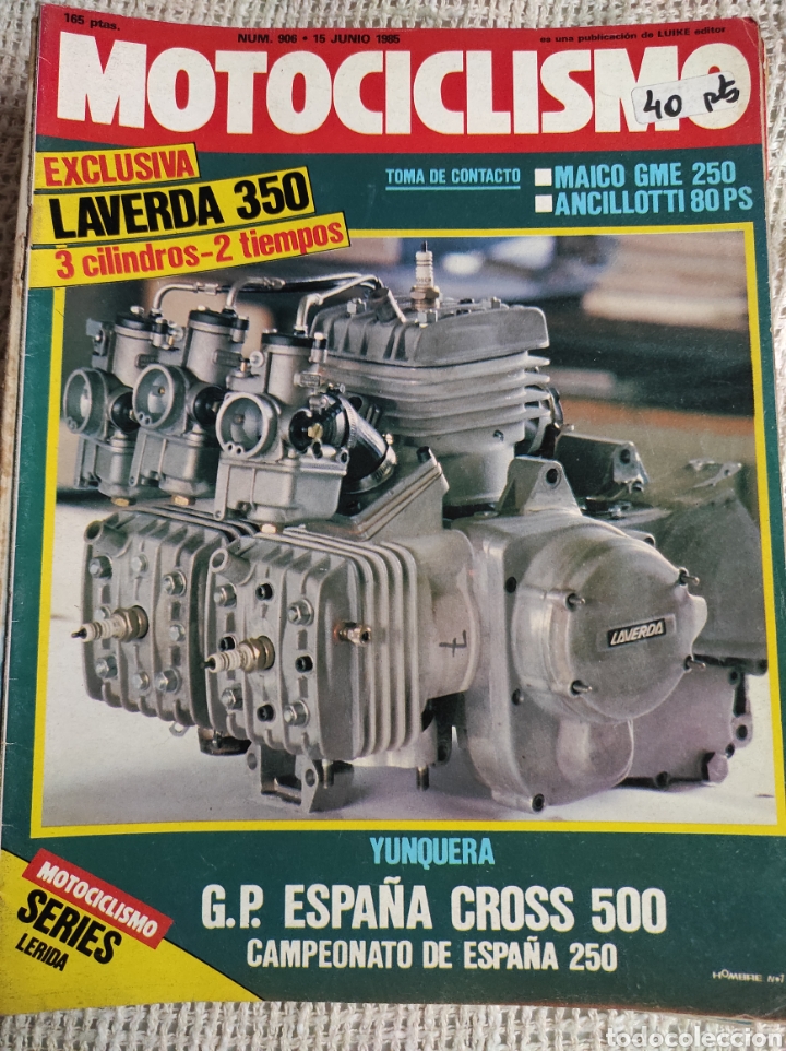 Cars and Motorcycles: MOTOCICLISMO N&ordm; 906 - LAVERDA 350 TRICILINDRICA V - MAICO GS 250 - ANCILLOTTI 80 PS