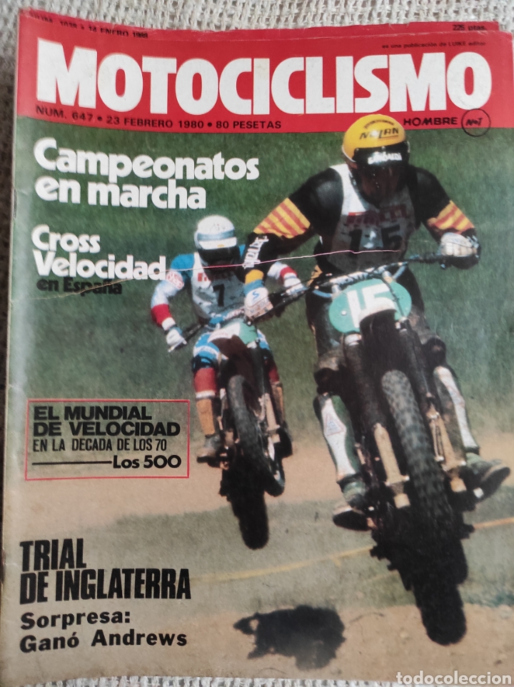 Coches y Motocicletas: MOTOCICLISMO N&ordm; 647 - FEB 1980 - TROFEO MONTESA / TRIAL INGLATERRA / MUNDIAL VELOCIDAD / CROSS