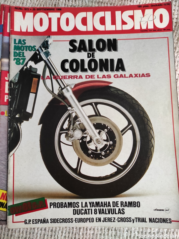 Automobili e Motociclette: MOTOCICLISMO N&ordm; 972 - SEP 1986 - SALON COLONIA / YAMAHA OW 81 R / TRIAL NACIONES / COPA YAMAHA