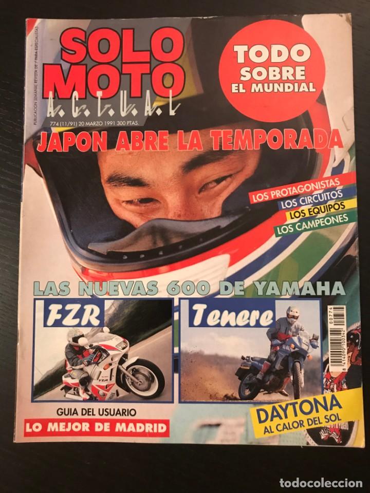 Cars and Motorcycles: SOLO MOTO ACTUAL N&ordm; 774 - YAMAHA FZR 600 XTZ 660 TENERE MUNDIAL GP DAYTONA WEEK CHRISTIAN SARRON
