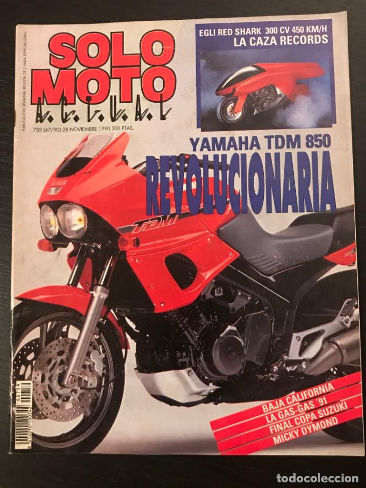 Cars and Motorcycles: SOLO MOTO ACTUAL N&ordm; 759 - YAMAHA TDM 850 SUPERBIKES ENDURO BAJA 1000 GAS GAS TRIAL EGLI RED SHARK