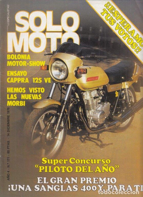 Coches y Motocicletas: REVISTA SOLO MOTO ACTUAL N&ordm; 171 A&Ntilde;O 1978. PRUEBA: MONTESA CAPPRA 125 VE.